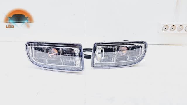 Toyota Land Cruiser 100 светодиодный комплект противотуманных фар смотреть онлайн