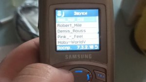 Обзор на загруженные MMF мелодии Samsung SGH-C100