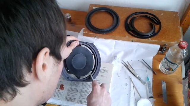 Wharfedale  Diamond 9.5   (замена подвеса )