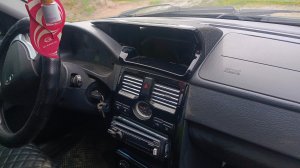 как установить Козырек на панель приборов под планшет в стиле Приора 2 для Лада Приора 1.