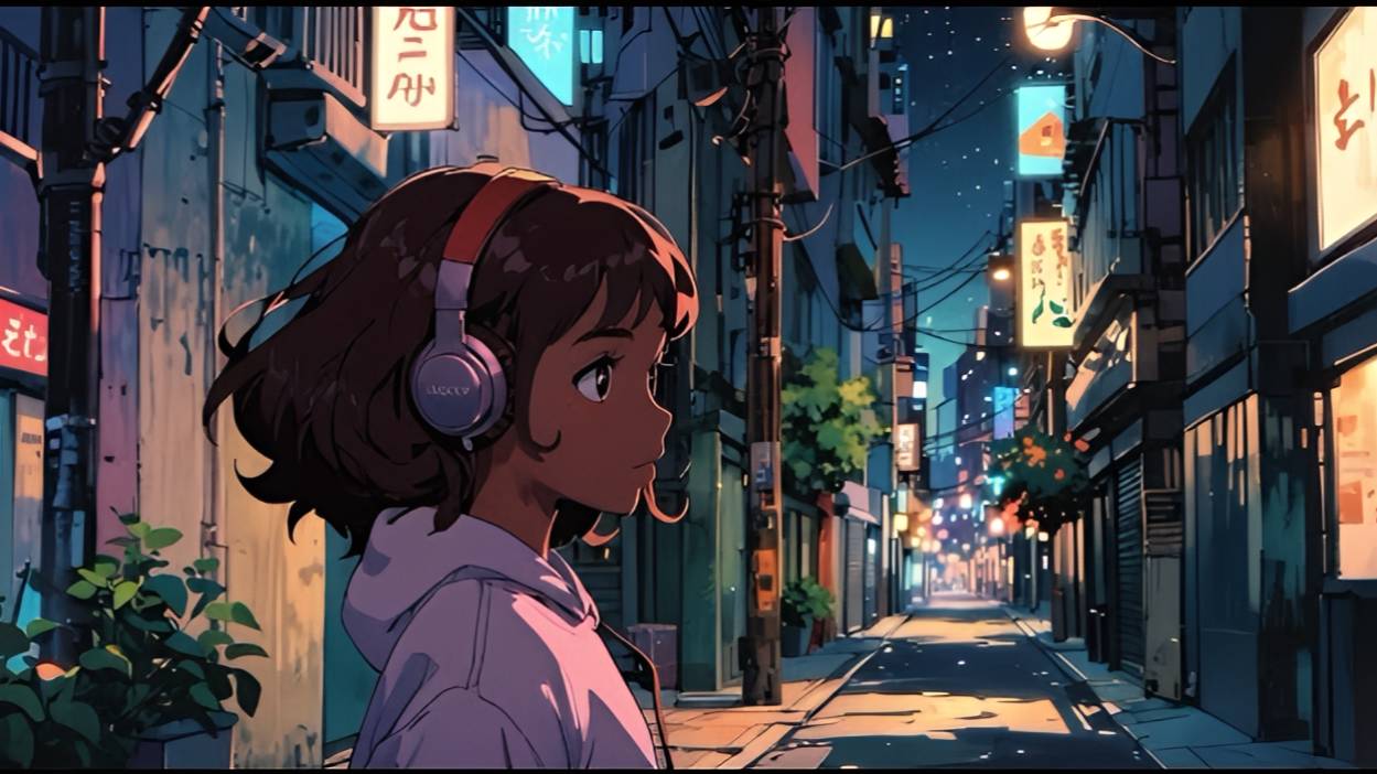 Lofi Radio - Night Time Relaxing Vibes ❤️🌃✨