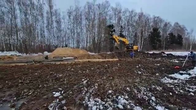 Очистка участка под берегоукрепление из габионов смотреть онлайн