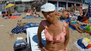 Пляж с прозрачной водой в Евпатории Столовая на набережной Евпатории