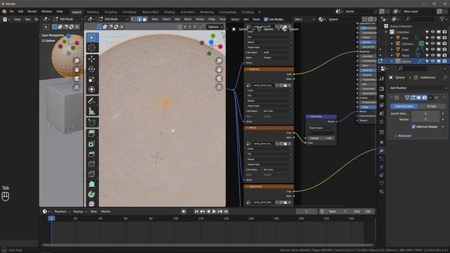 04-3 Handling UVmap, PBR texture and nodes