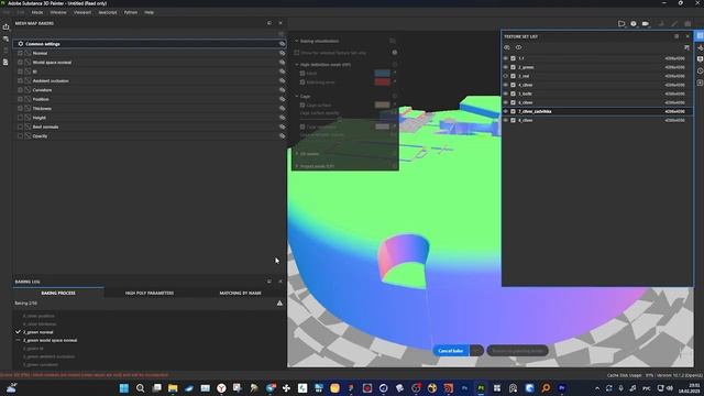 Cinema 4D   Substance Painter  Полный процесс  UV развертка  подключе