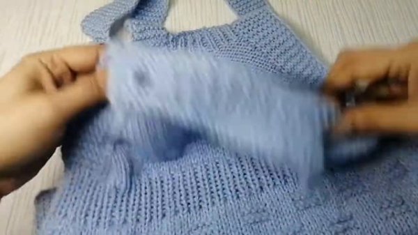 Сарафан для девочки/вязание спицами