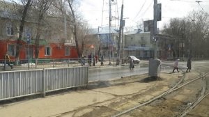 Поездка на трамвае 71-619К № 1293 по маршруту №15 Ульяновск