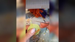 вязание мягкой игрушки «медуза « часть 2,группа 3