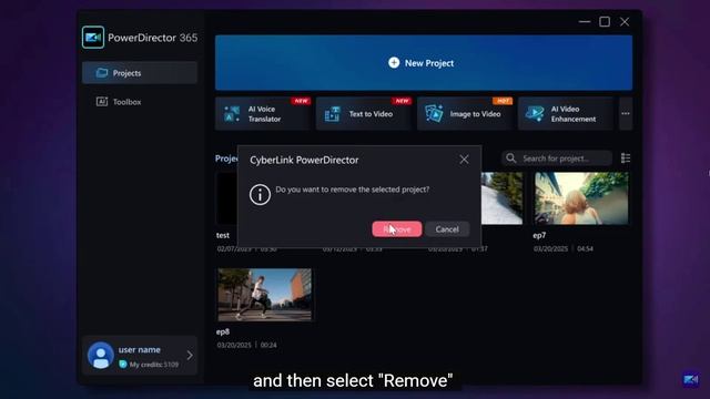 Основы 1 Обзор  панели запуска видео редактора   PowerDirector 2025