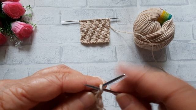 Как просто! Замечательный узор без переплетений легко и просто. смотреть онлайн