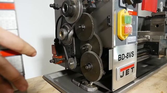 JET BD 8VS ТОКАРНЫЙ СТАНОК ПО МЕТАЛЛУ
