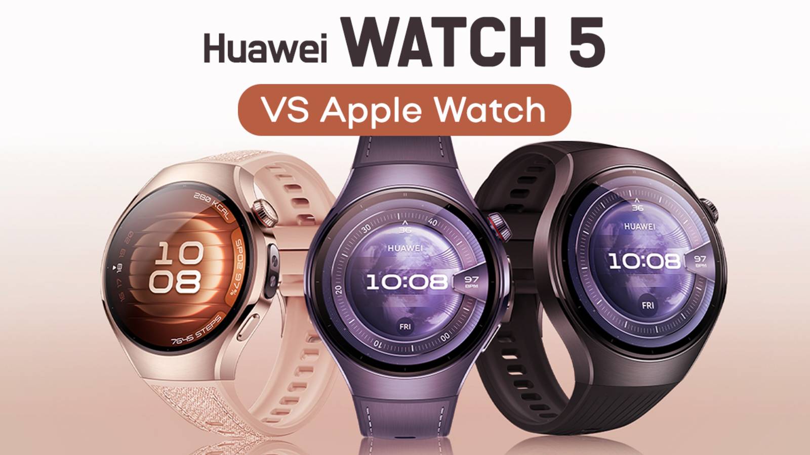 Huawei Watch 5.vs Apple Watch