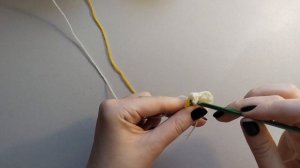 цветочная косынка крючком