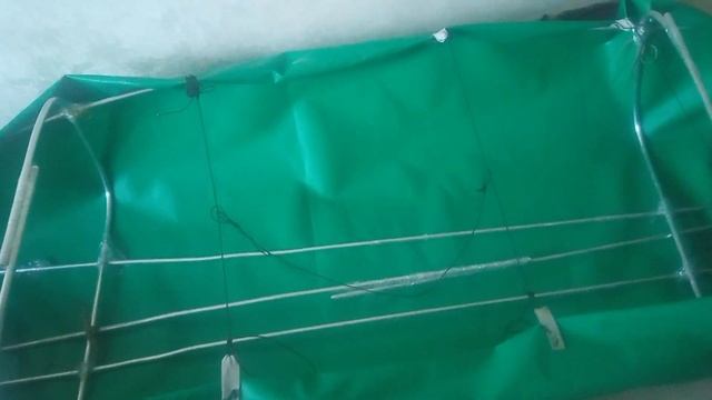 Постройка лёгкой байдарки. Шкура натянута в черновом ?