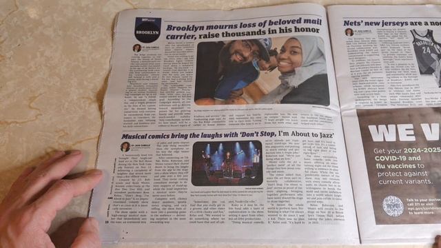 Читаем заголовки американской газеты Metro New York