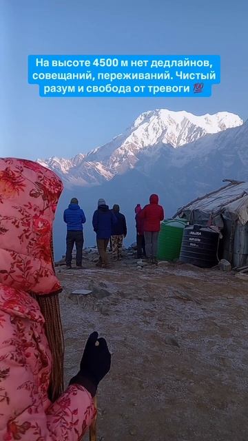 Гималаи, 4500м , голова свободна от всего #непал #travel #авторскиетуры смотреть онлайн