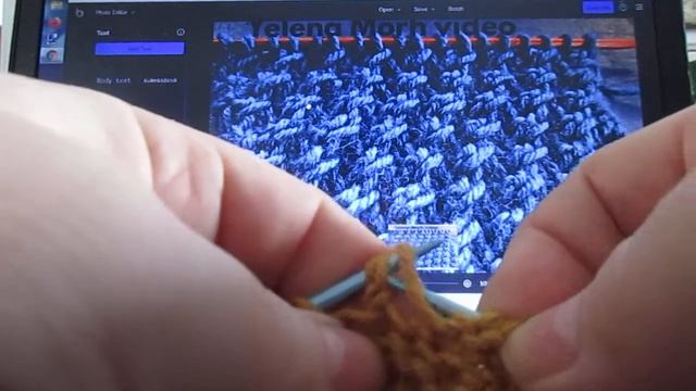 Узор-''Букле по диагонали''. смотреть онлайн