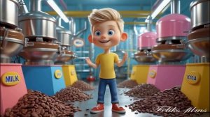 Весёлый мультфильм - КАК ДЕЛАЮТ ШОКОЛАД? 🍫 Тайны Шоко?