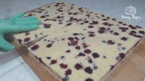 🍇 САМЫЙ НЕЖНЫЙ БИСКВИТ С ЯГОДАМИ! 🍓 Секрет идеальной текстуры БЕЗ СЛОЖНОСТЕЙ ✨