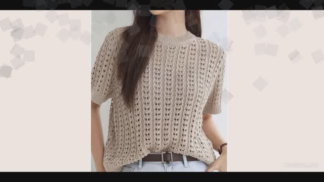 Ажурный узор для джемпера и не только..