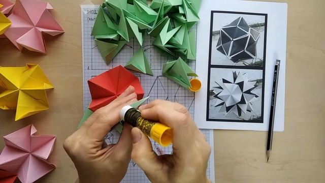 Распускающийся шар Шаг 3 сборка внутреннего цветка и элементов внешнего слоя смотреть онлайн