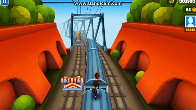 Subway Surfers#2 бежим,бежим,бежим!!! смотреть онлайн