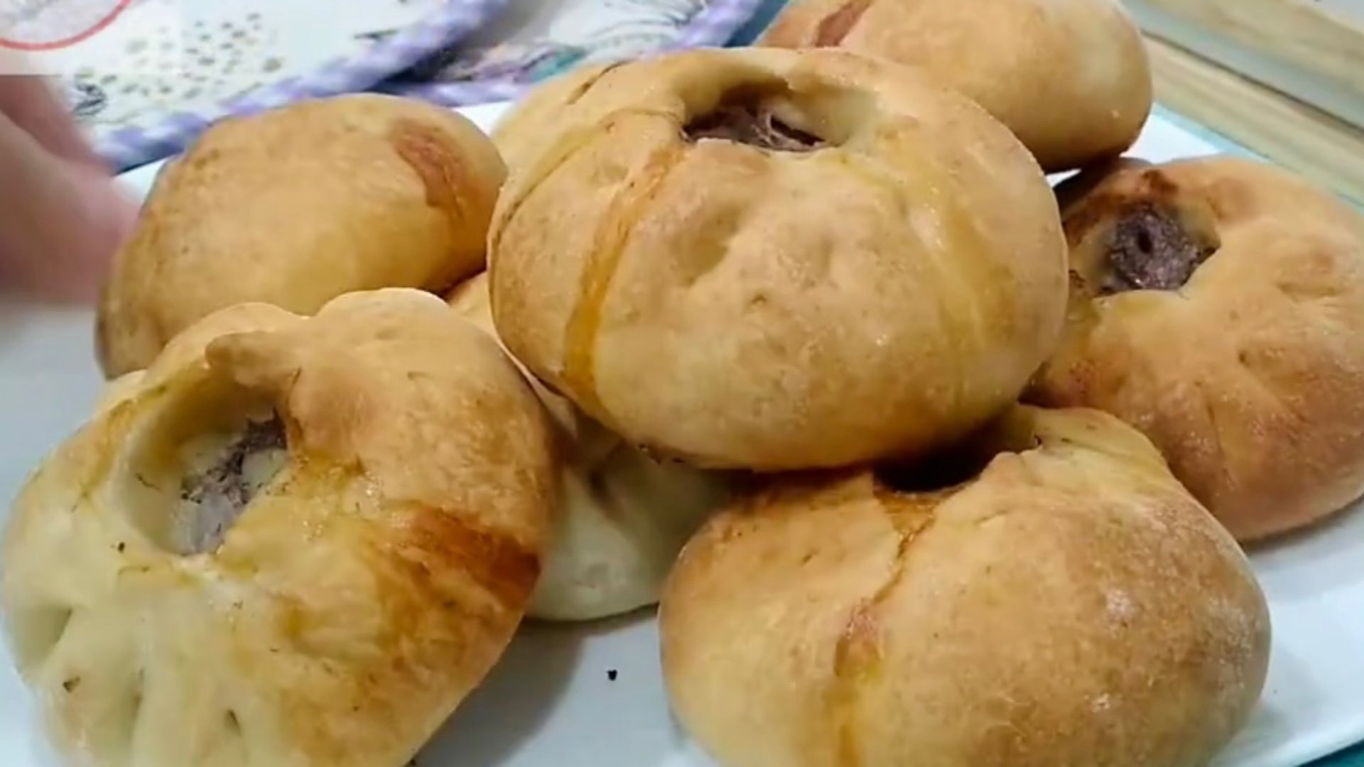 Вак беляши в духовке / Готовлю вак беляши по-татарски с картошкой и фаршем + рецепт теста на кефире смотреть онлайн