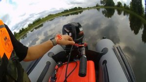 лодка Валера и мотор ханкаи 9.8