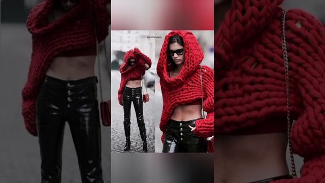 Вязаные модели для холодной зимы смотреть онлайн