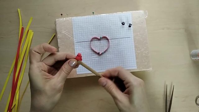 Квиллинг валентинки смотреть онлайн