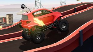 ЛЕГЕНДАРНЫЙ MMX Hill Climb красная машинка Микрон прохождение игры на андроид