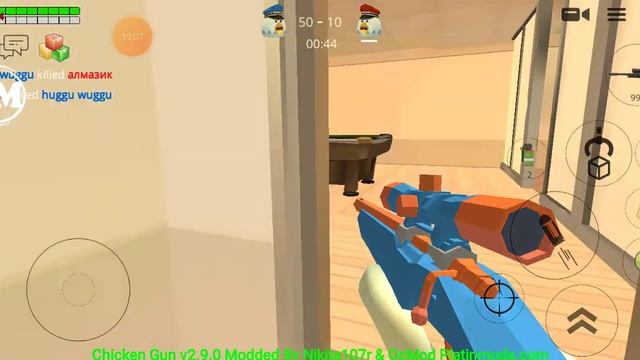 Тестирую читы в Chiken Gun смотреть онлайн