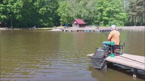 Ловля карпа на боковой кивок. Клёвое место, Лосиный остров, верхний водоём.
