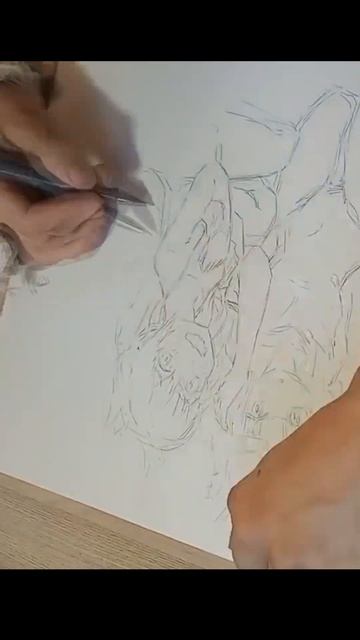 Аниме рисунок #shorts смотреть онлайн