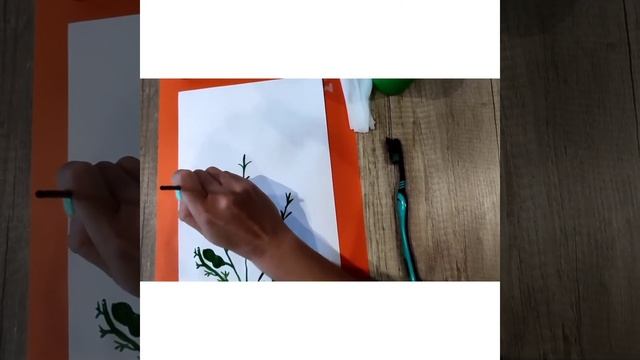 Малювання " Айстри та чорнобривці" смотреть онлайн