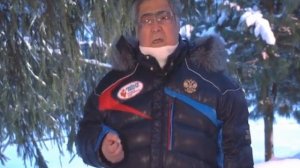 Аман Тулеев поздравил кузбассовцев с Новым годом и Ро?