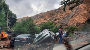 Сход селей из-за осадков в горных районах Таджикистана. Пыльные бури в Казахстане. Погода в СНГ