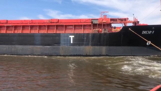 Буксир-толкач Calorius с баржей drejø 2 смотреть онлайн