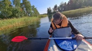 ПЕРВЫЙ РАЗ ПЛАВАЕМ НА БАЙДАРКАХ НА ВУОКСЕ