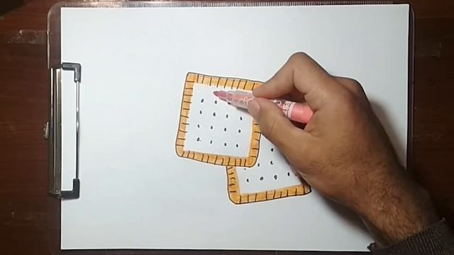 Bolalar Uchun Pechenye Rasmini Chizish | Drawing Biscuits For Children | Рисование печ?