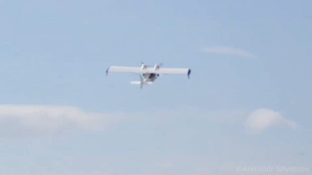 Пролёт на низкой высоте гидросамолёта Корвет-АТ (Че-22)
