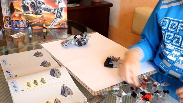 Сборка и обзор Lego Star Wars 75082 TIE Advanced Prototype