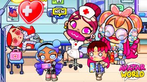 В БОЛЬНИЦУ С ПРОСТУДОЙ НА УКОЛ 😪 Аватар Ворлд ВЕСЁЛЫЙ МУЛЬТИК ♥️