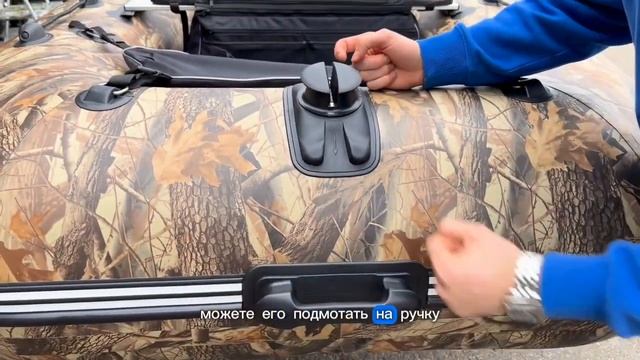 Лодка моторная килевая Ковчег 360 НДНД камуфляж светлы?