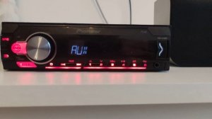 Pioneer MVH-S110UB с установленным Bluetooth модулем.