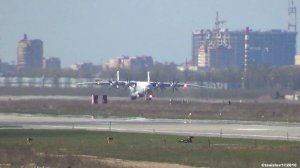 Antonov AN-22 АН-22 RA-09341 Антей Взлет.