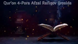 Quron tafsifi 4-pora - Qur'oni Karim o'zbek tilida - Курони Карим узбек тилида 4-пора