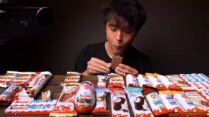 Asmr Kinder chocolate party happy hippo Kinder Joy Sponge Cake Maxi King Bueno