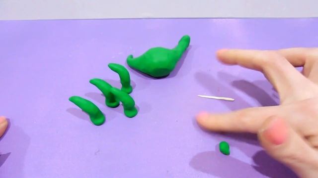 Хороший Динозавр из мультфильм. Лепим из Плэй до пластилина. The Good Dinosaur Play DOh. How make. смотреть онлайн