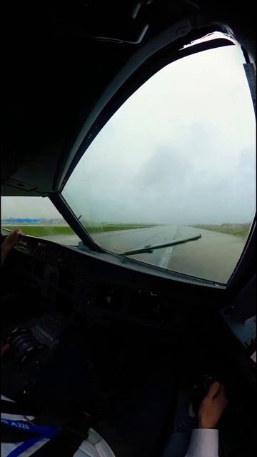 Посадка во время сильного дождя в Домодедово |￼автор @ смотреть онлайн